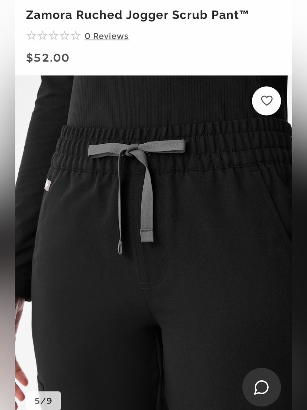 Figs Zamora Ruched Jogger Scrub Pants